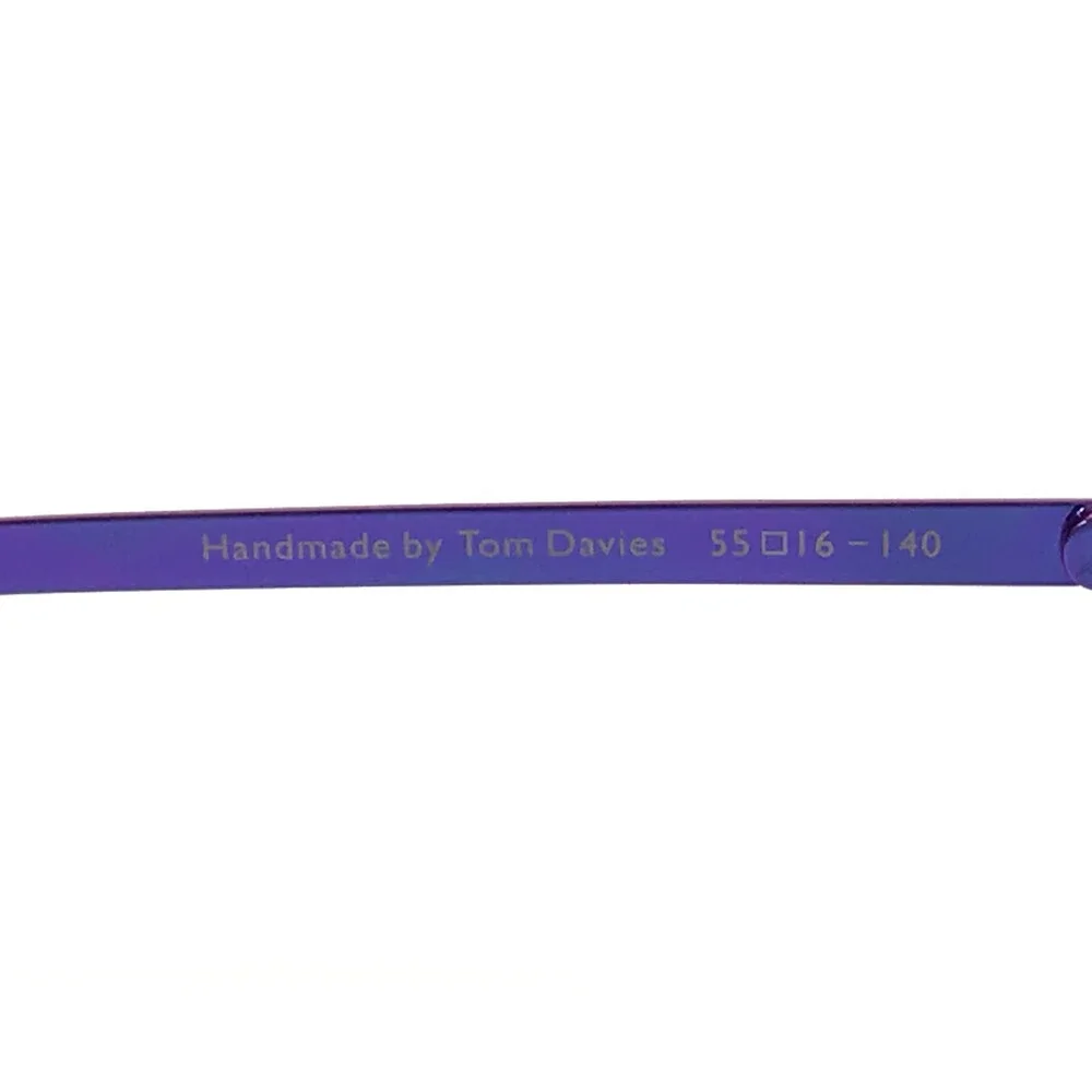 Tom Davies Eyeglasses Frames TD770 Col. 2319 Iridescent Purple 55-16-140